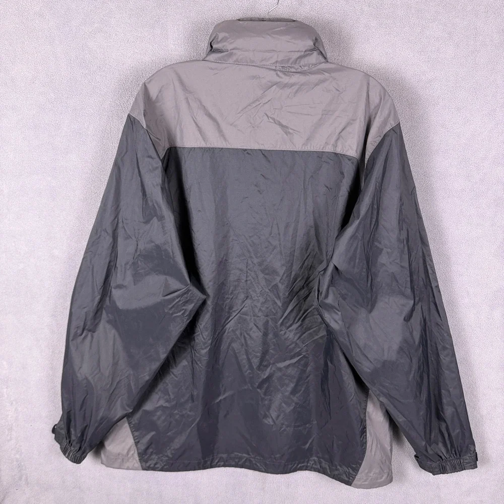 COLUMBIA Men's‎ Jacket Long Sleeve Hooded Black Gray Color Lightweight.Size L